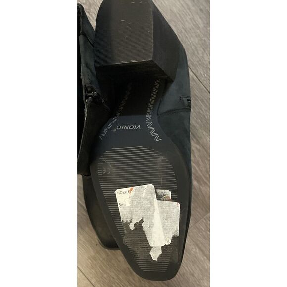 New VIONIC “CARNELIA” BLACK LEATHER  ANKLE BOOTS/BOOTIES SIZE 8 - Picture 6 of 6